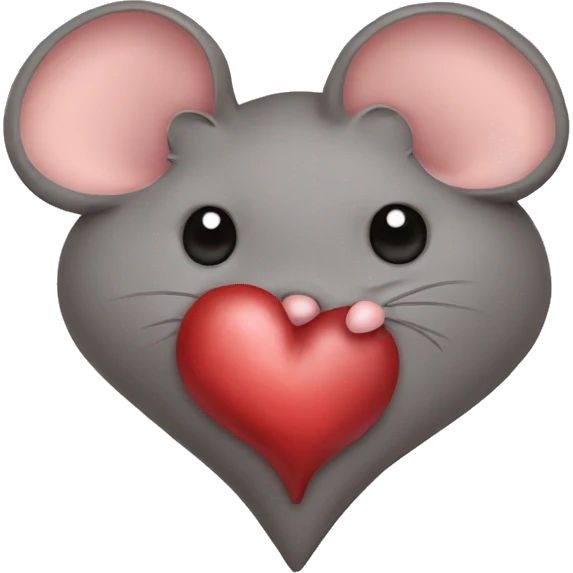 mouse heart emoji