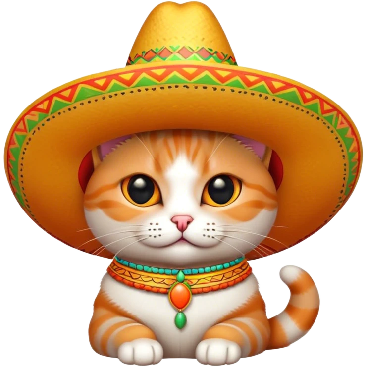 Gato con sombrero emoji