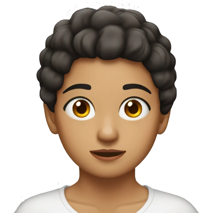Morena, lacia durmiendo  emoji