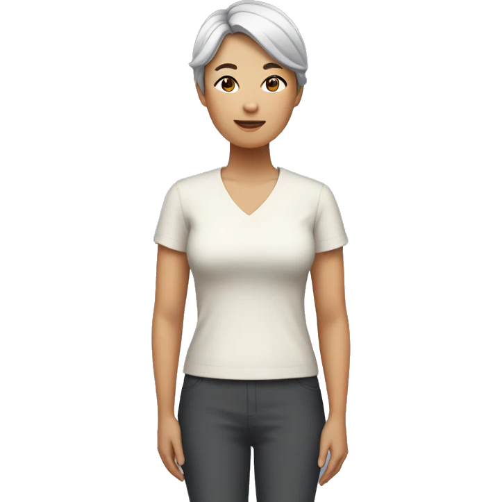 full body asian mum emoji