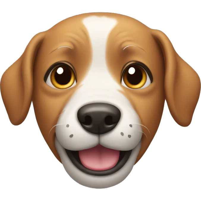 dog happy face emoji