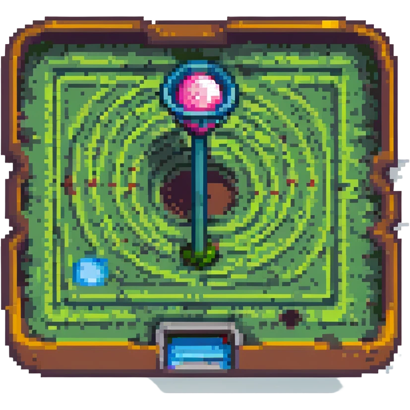 disc golf basket, pixel art style, simple and recognizable emoji