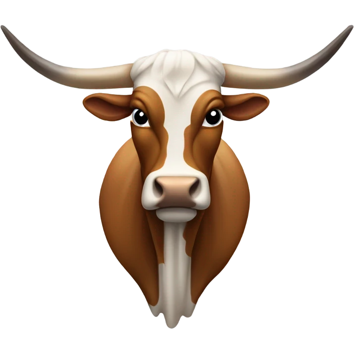 Sad longhorn emoji