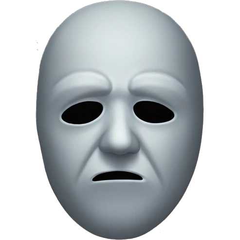 Sad cry mask type slipknot emoji