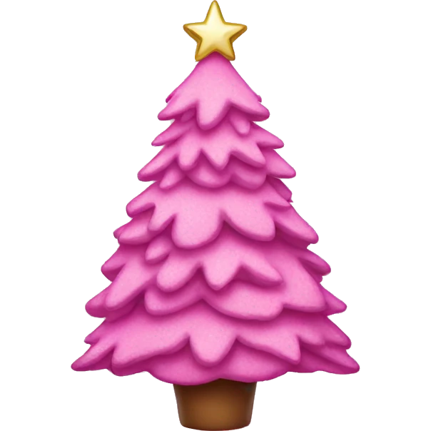 Pink Christmas emoji