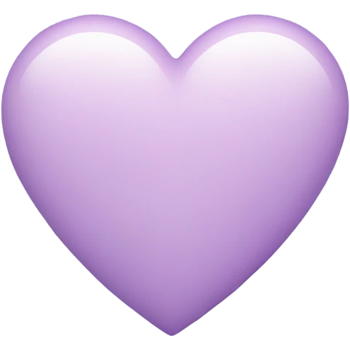 Pastel Purple Heart  emoji