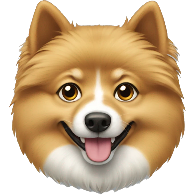 Spitz dog emoji