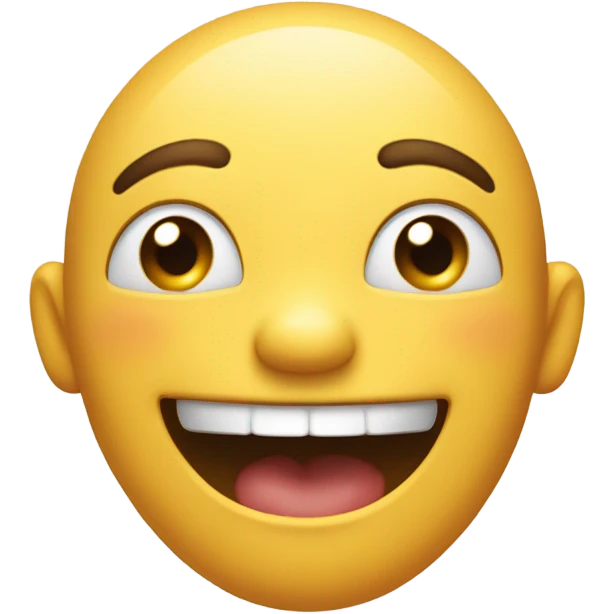 emoji with tongue out and smiling with hands spreading emoji