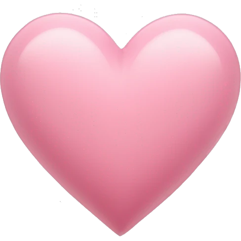 heart inside a heart soft pink emoji