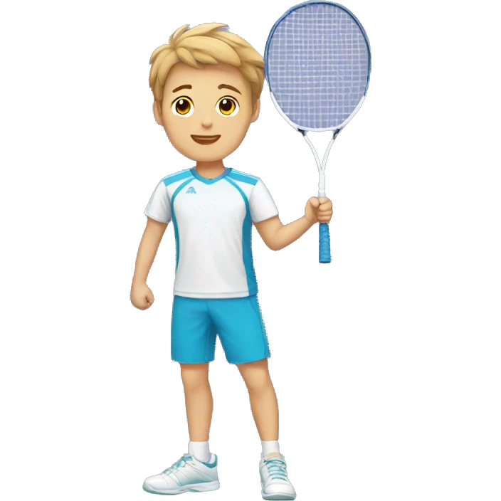 Badminton boy emoji