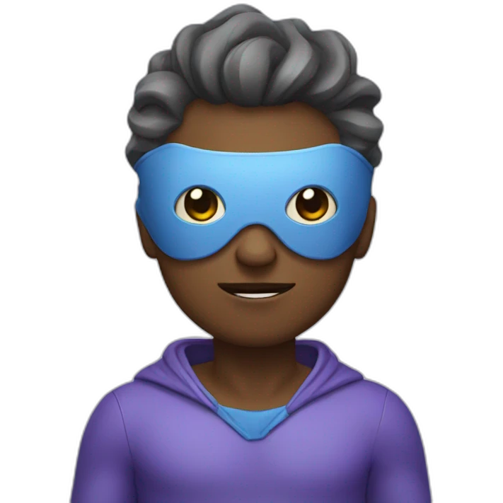 Sleepwalker superhero emoji