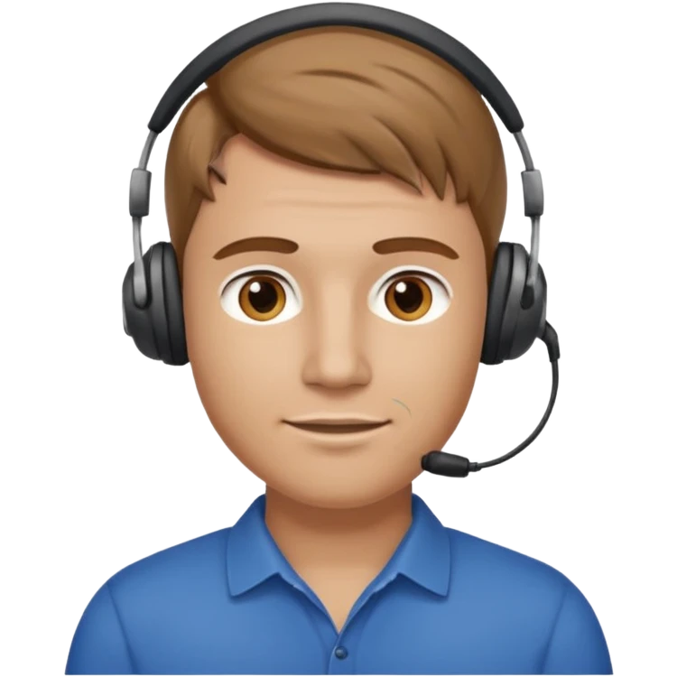 guy with light brown hair fair skin round and broad shoulders, at work IT GUY - LIGHTER SKIN, BIGGER GUY emoji