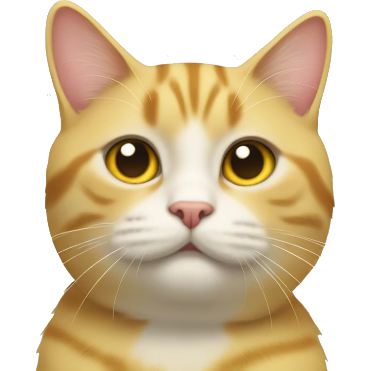 Gatos amarillo  emoji
