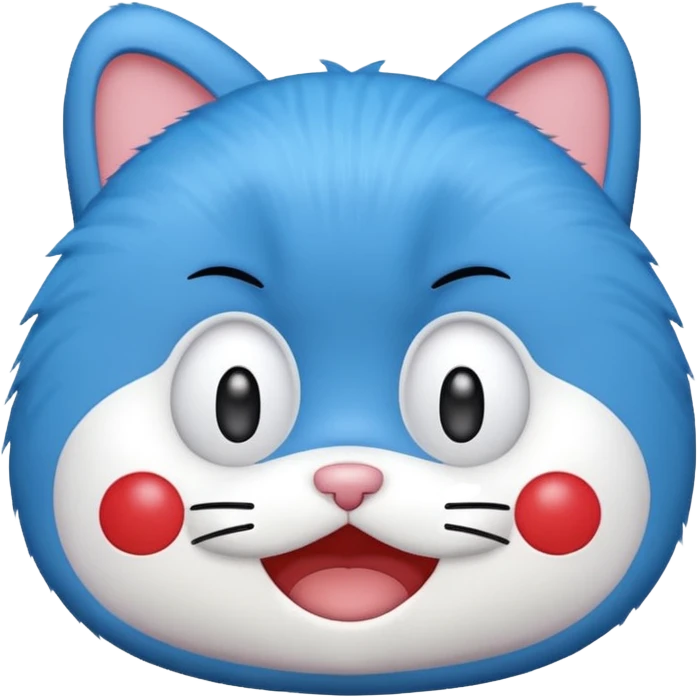 Make some emoji which looks like a pretty doraemon emoji
