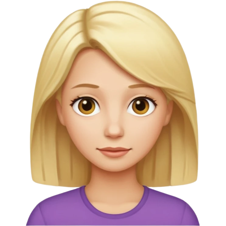 mom with blond hair emoji