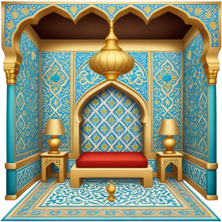 wealthy persian room, sassanid empire emoji