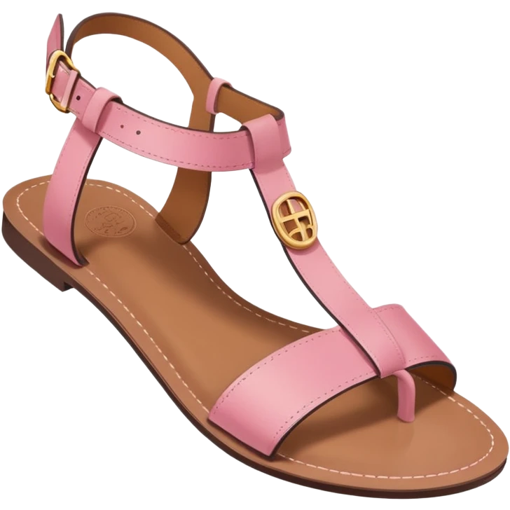 hermes chypre pink sandals  emoji