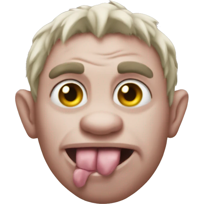 letroll emoji mixed with pig emoji