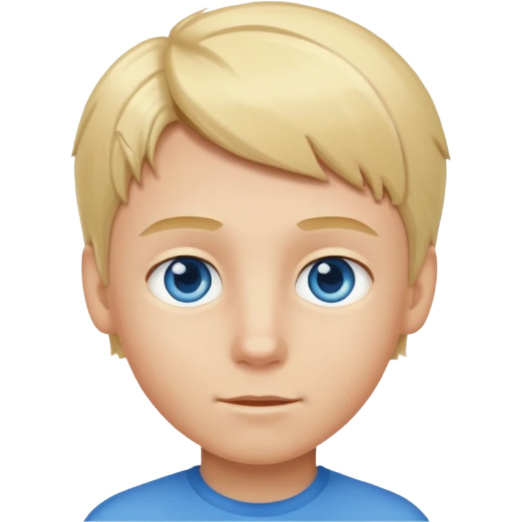 Hazme un chico rubio con ojos azules emoji