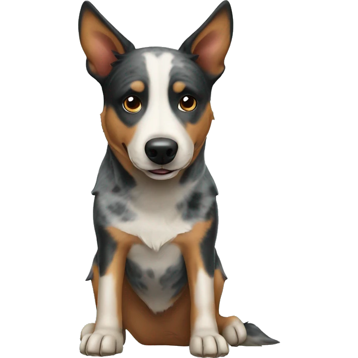Australian cattle dog emoji