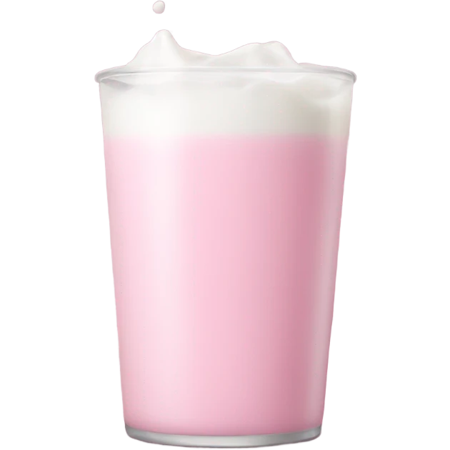 Pink milk emoji