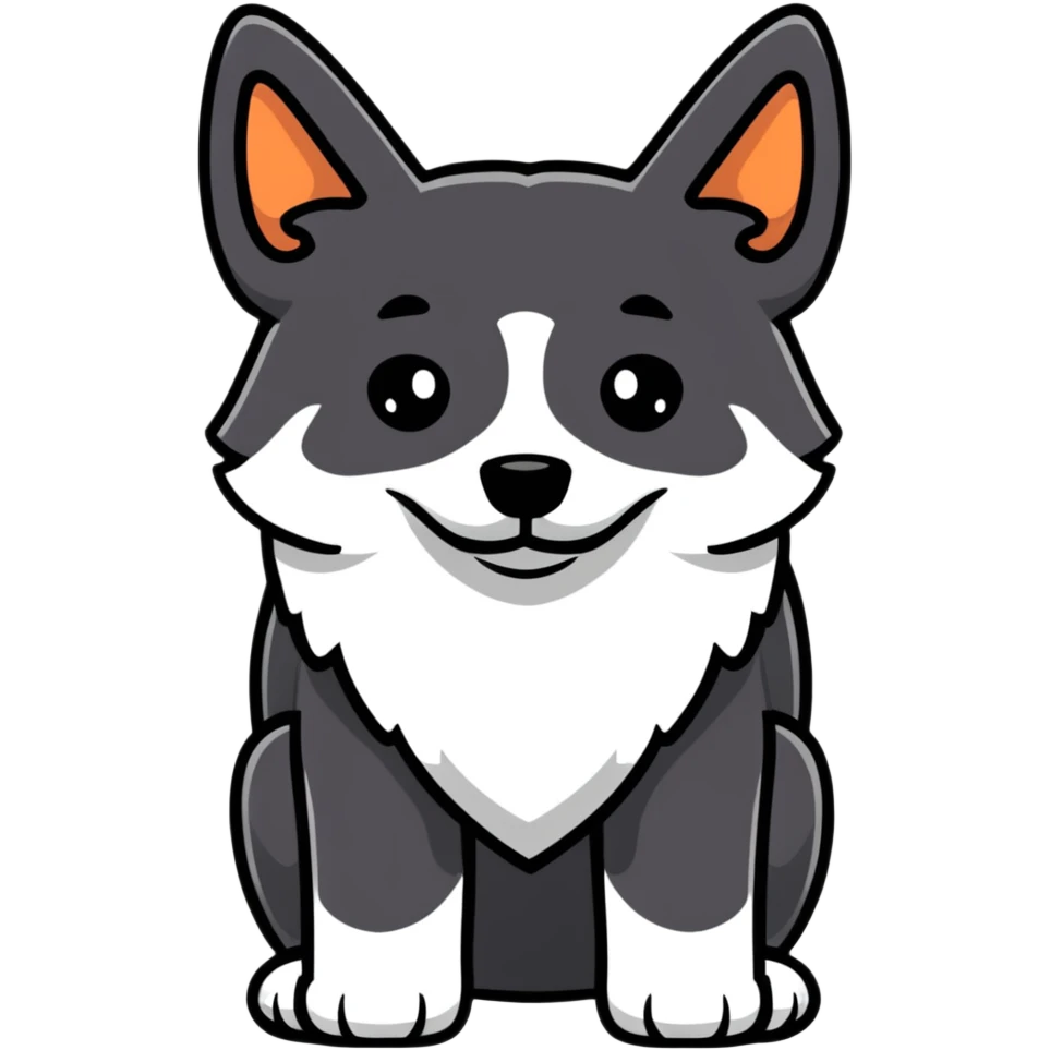 playful dog emoji