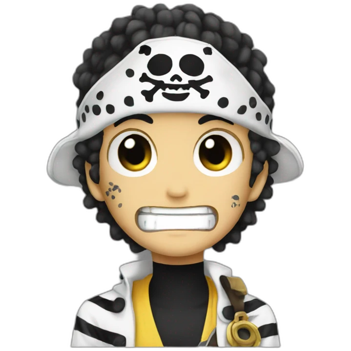 Trafalgar law One piece emoji