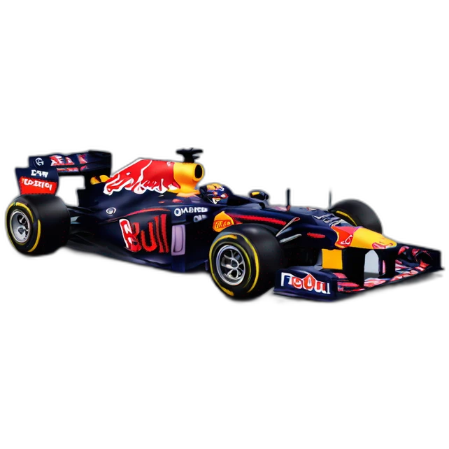 formula 1 car red bull racing emoji
