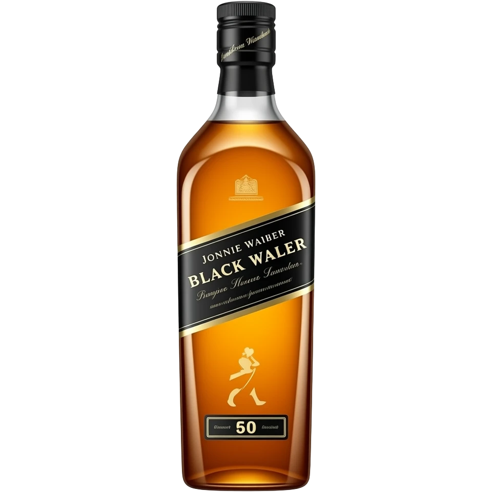 Johnnie Walker black label Bottle emoji