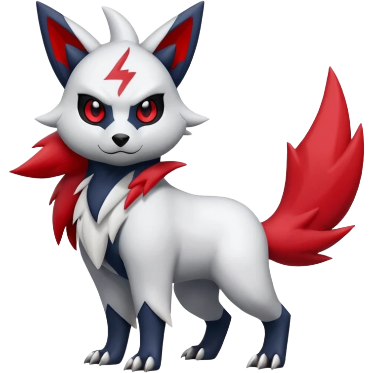 Absol-Zorua-Zangoose-Fusion (full body) emoji