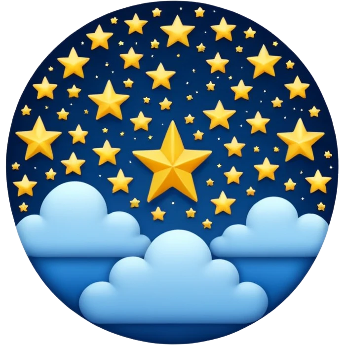 a sky of stars emoji