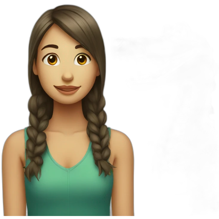 alligator and a girl emoji
