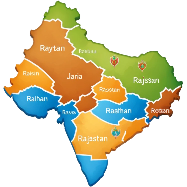 Rajasthan map emoji
