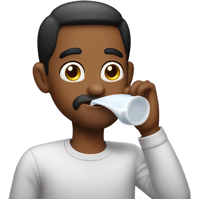 Takis drinking milk emoji