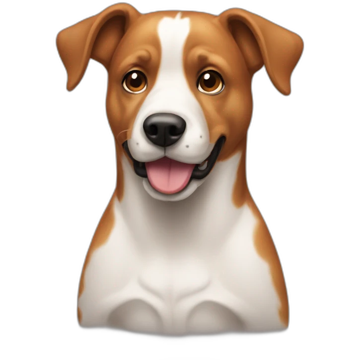 full breasted dog emoji