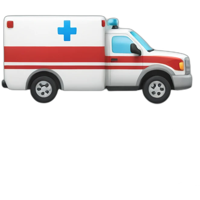 Arm and ambulance emoji