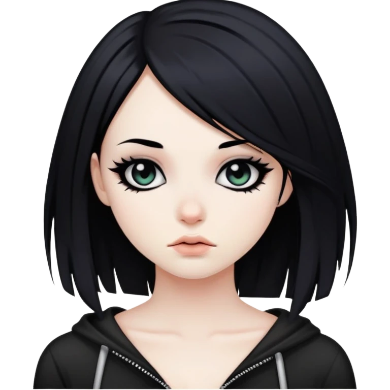 Emo girl with big boobies emoji