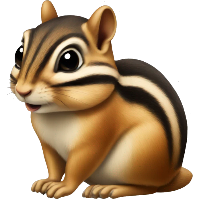 Sophisticated chipmunk emoji