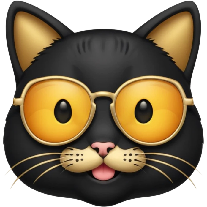 an emoji that is a cat with sunglasses emoji