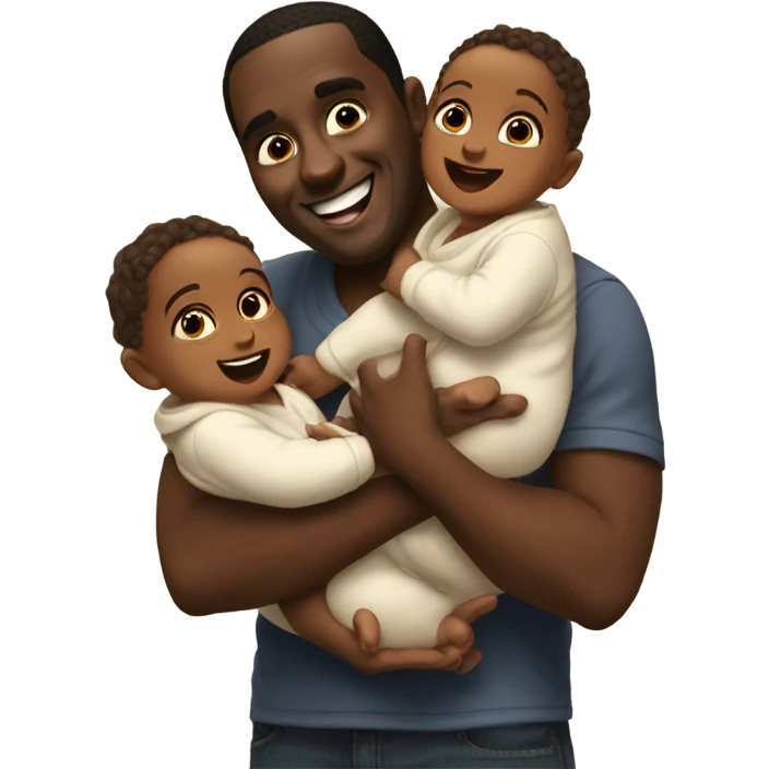 Diddy with babies emoji