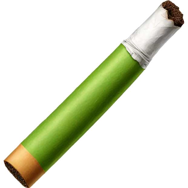 Cigarro de erva verde emoji