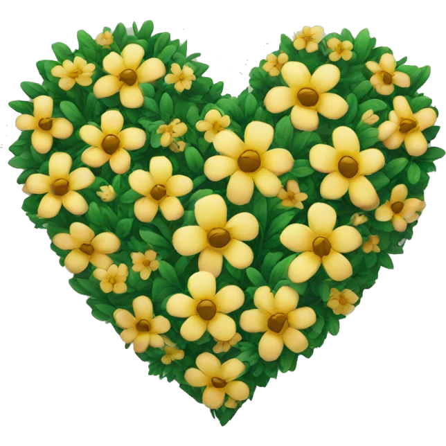 Flower heart emoji