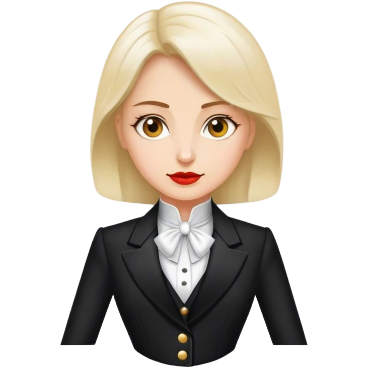 woman polish tailcoat politician emoji