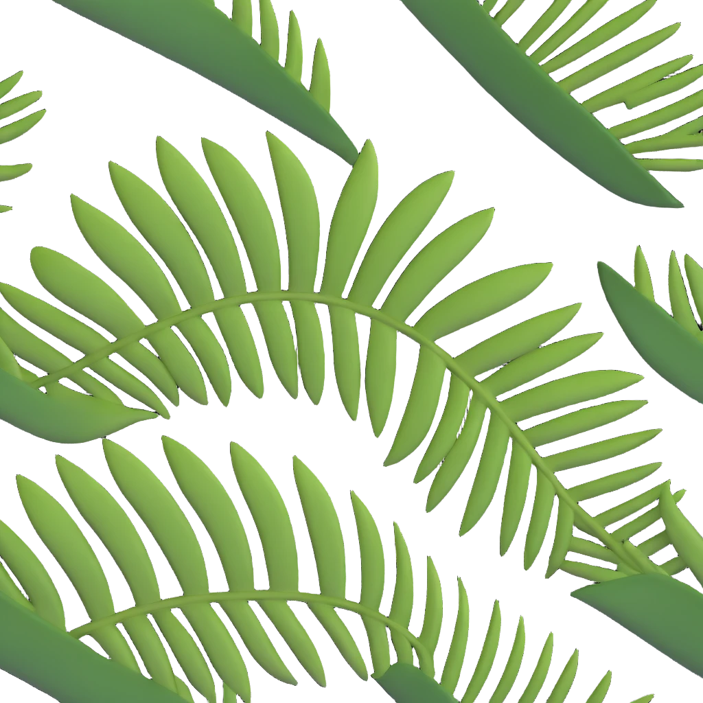 tropical palm leaf emoji
