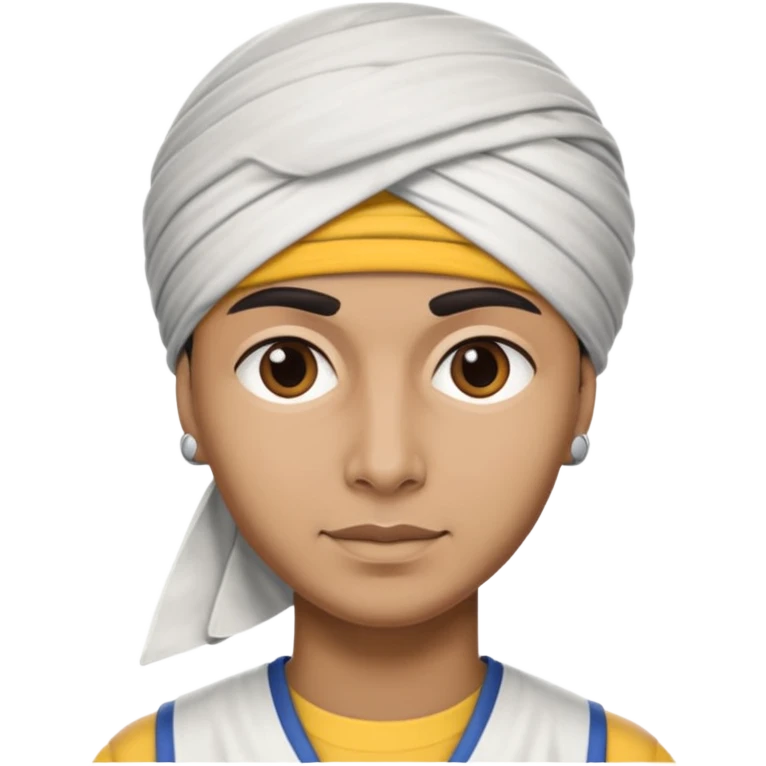 Indiana pacer wearing a turban emoji