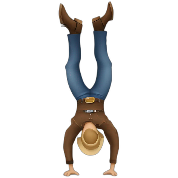 cowboy-handstand emoji