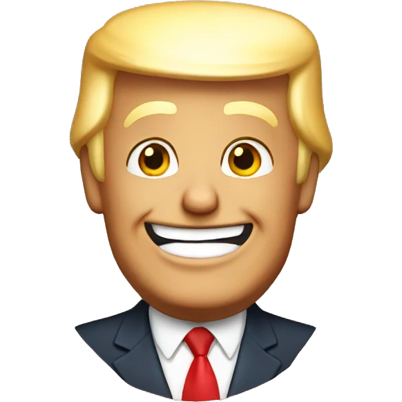 donald trump happy emoji