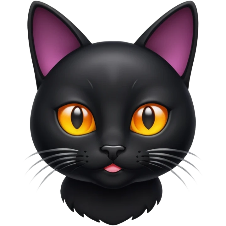 Black cat  emoji