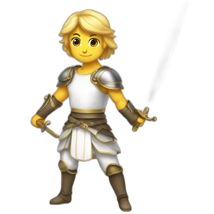 Ange épée emoji