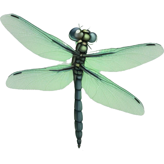 Dragonfly with text: Claudia emoji